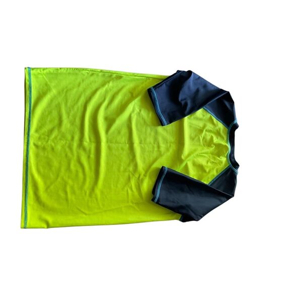 Lot of 3 Boys Large ZeroXposur Ocean Gear Swim Shirt & Trunks Blue Green Shark - Picture 9 of 11